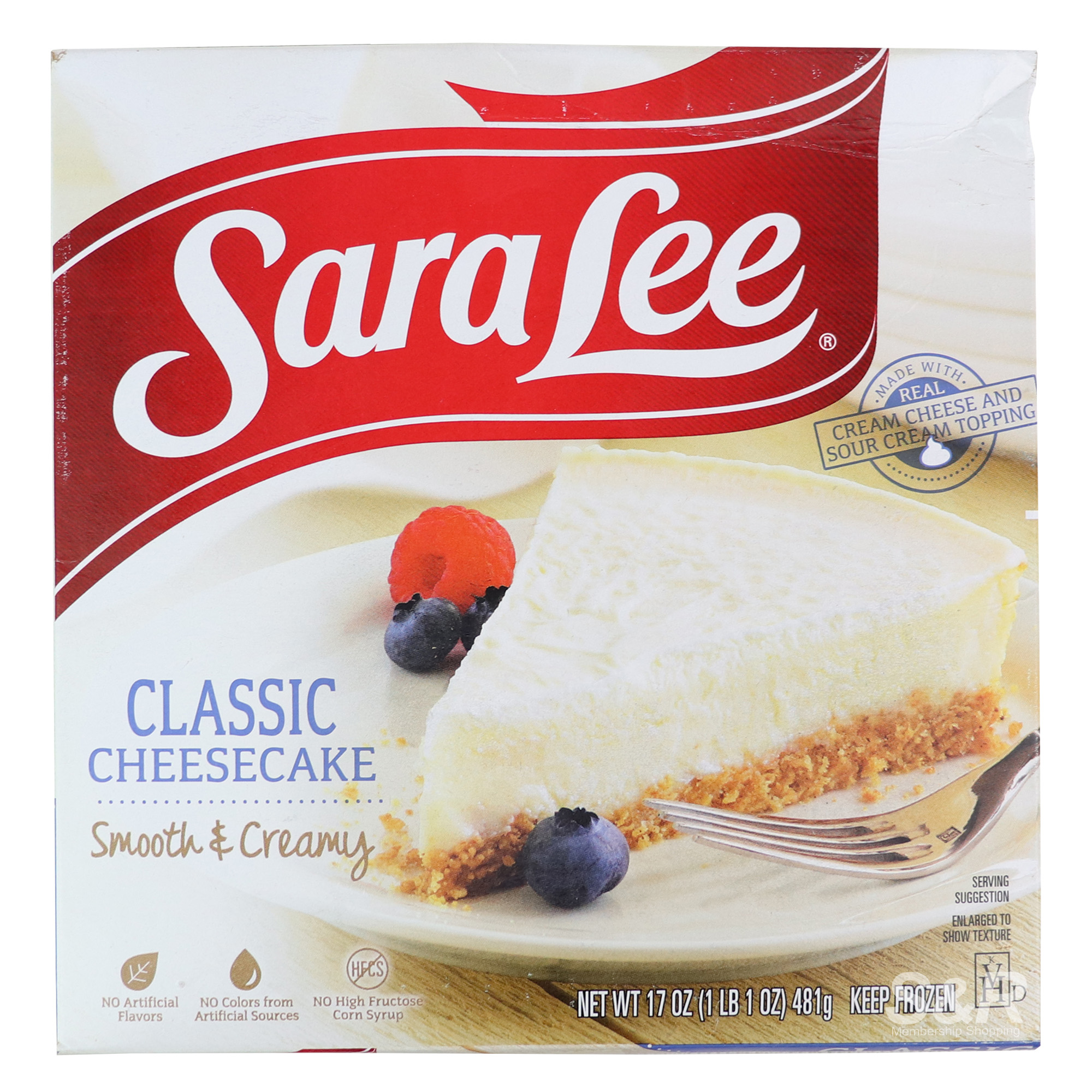 Sara Lee Classic Cheesecake 418g Sara Lee Classic Cheesecake 418g